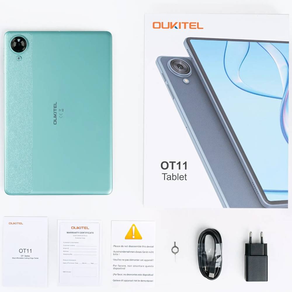 Внешний вид Планшет OUKITEL OT11 4/128GB Dual SIM LTE green (6931940737135)