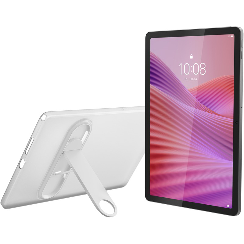 В Фокстрот Планшет LENOVO Tab 4/128 LTE Luna Grey + Clear Case (ZAEJ0050UA)