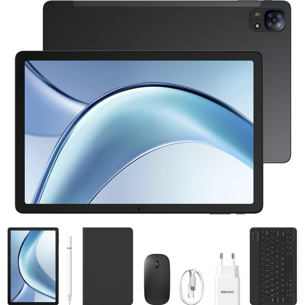 Планшет DOOGEE Tab E3 8/256GB VIP Edition Black Дисплей 11