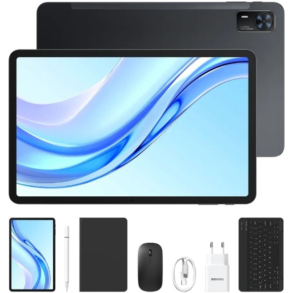 Планшет DOOGEE Tab E3+ 8/256GB VIP Edition Black Дисплей 12