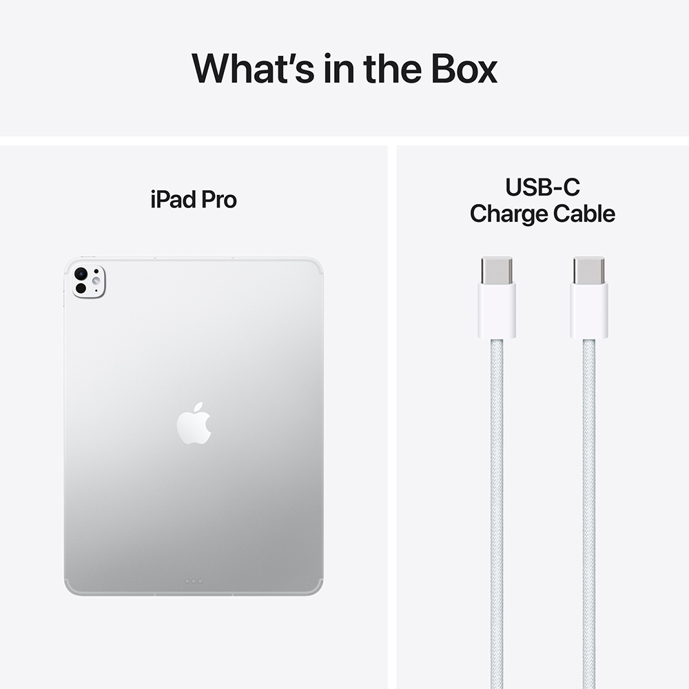 Покупка Планшет APPLE iPad Pro 13" 2025 2TB Wi-Fi + Cellular Standard Glass Silver (ME8K4TY/A)