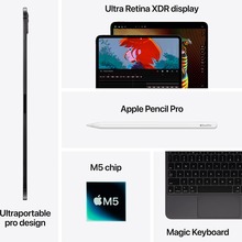 Планшет APPLE iPad Pro 13" 2025 1TB Wi-Fi Nano-Texture Glass Space Black (MDYQ4TY/A)