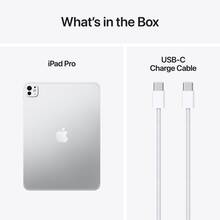 Планшет APPLE iPad Pro 11" 2TB 2025 Wi-Fi + Cellular with nano-texture glass Silver (ME6D4TY/A)
