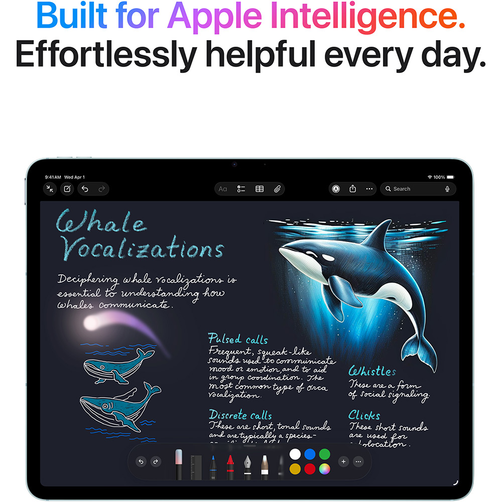 Планшет APPLE iPad Air 13" M4 (8 Gen) Wi-Fi + Cellular 512GB Starlight (MH9P4TY/A) Оперативная память, Гб 12