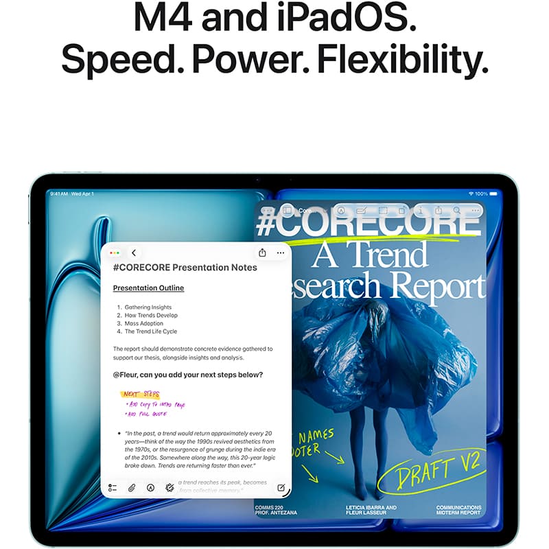 Планшет APPLE iPad Air 13" M4 (8 Gen) Wi-Fi 512GB Space Gray (MH5Y4TY/A) Разрешение, пикс 2732x2048