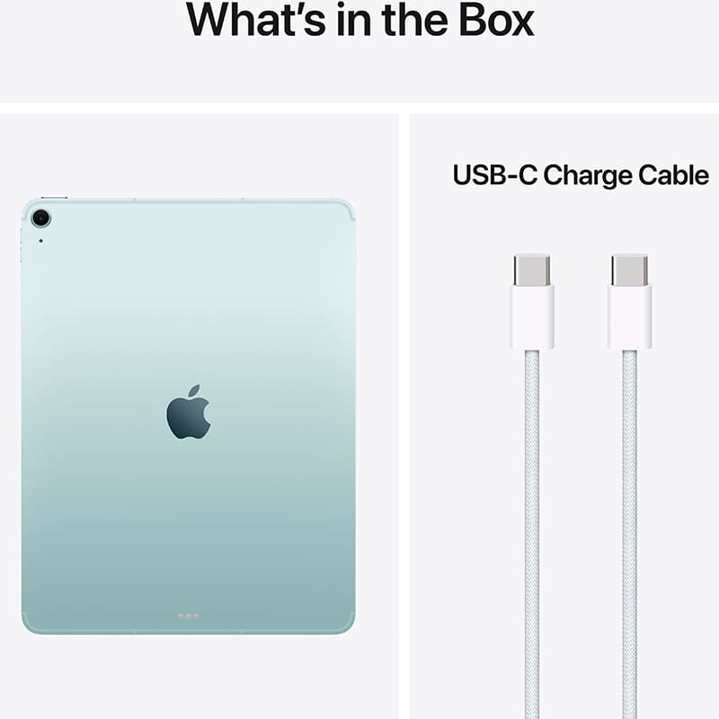 Изображение Планшет APPLE iPad Air 13" M4 (8 Gen) Wi-Fi 256GB Blue (MH5V4TY/A)