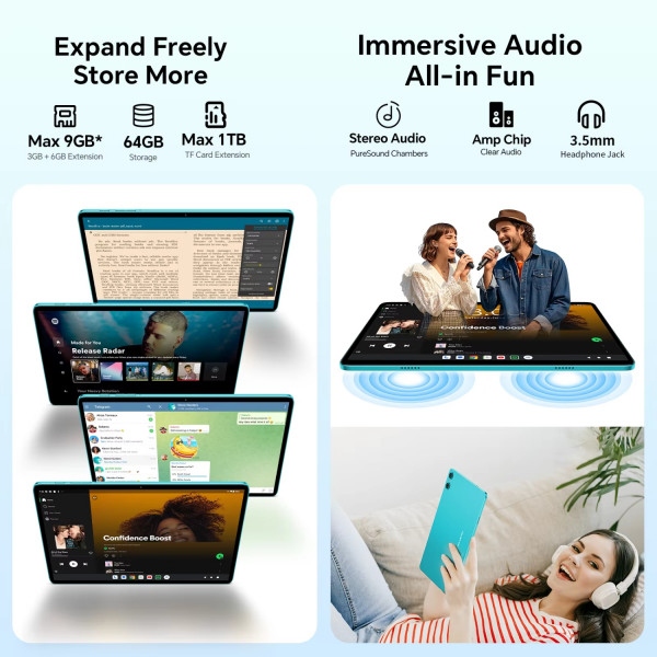 Изображение Планшет TECLAST P33 3/64GB WIFI Blue