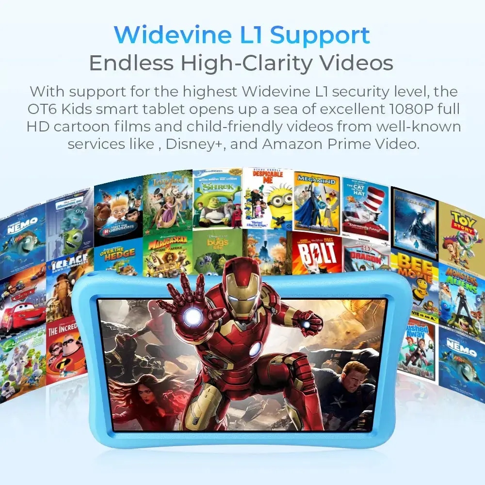 Фото Планшет OUKITEL OT6kids 10" HD+ 4GB 64GB (OT6_Kids_Blue)