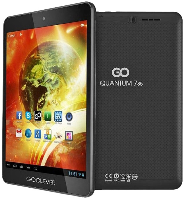 Планшет GoClever Quantum 785 (Black) Дисплей 7.85