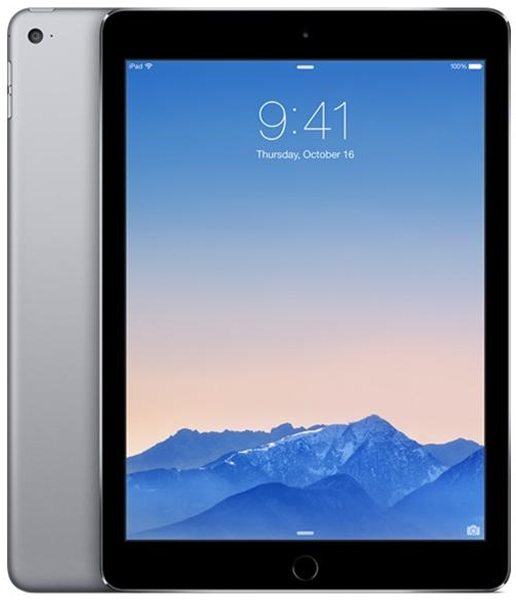 Планшет Apple iPad Air 2 Wi-Fi 16GB Space Gray (MGL12) Дисплей 9.7