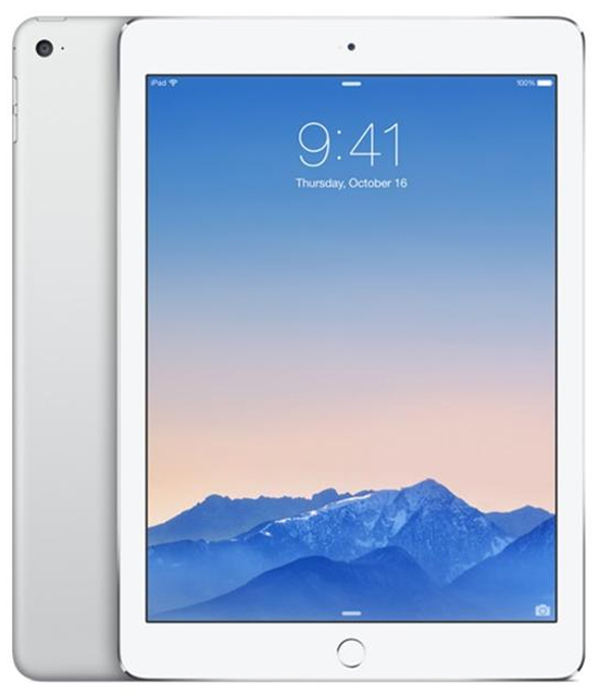 Планшет Apple iPad Air 2 Wi-Fi 16GB Silver (MGLW2) Дисплей 9.7