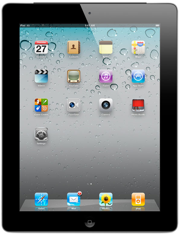 Планшетний ПК iPad 2 Wi-Fi 16GB (black)