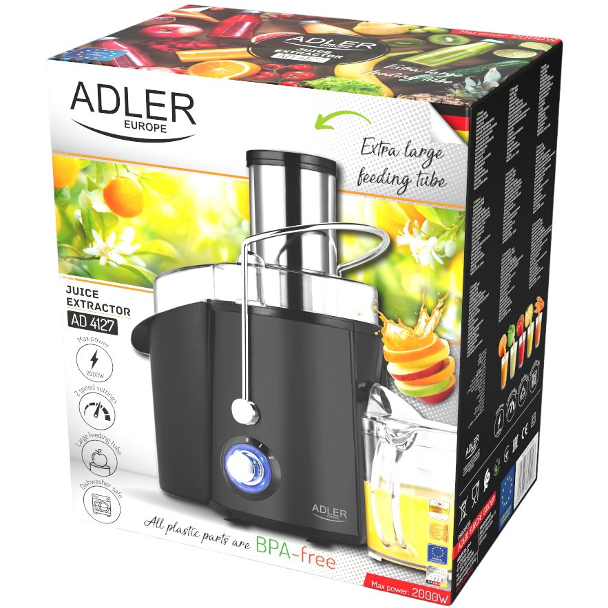 Замовити Соковитискач ADLER AD 4127 black