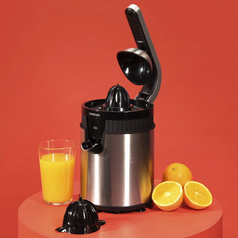 Соковыжималка CECOTEC Xqueeze RetroJuice 600 Steel (CCTC-03363) Назначение для цитрусовых