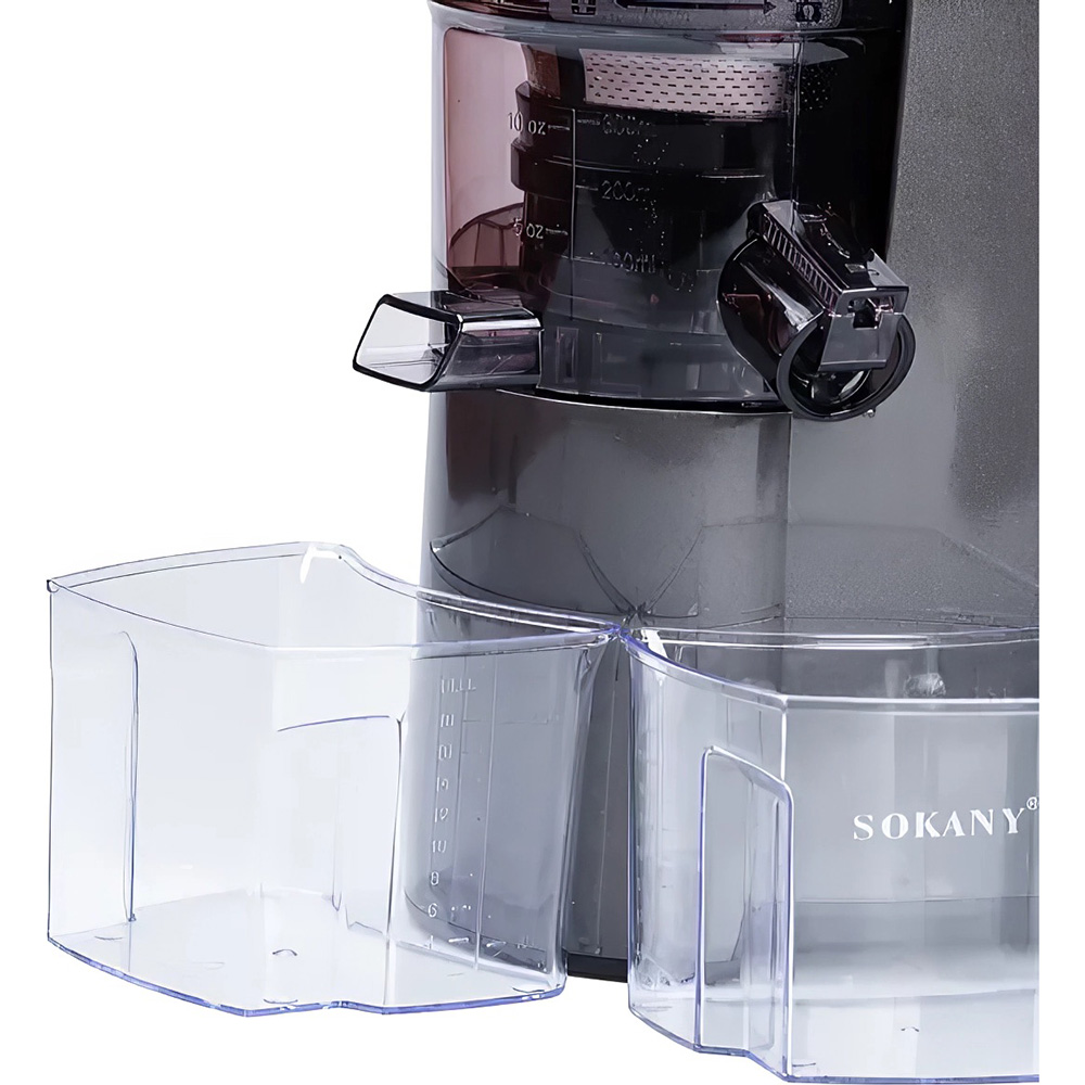 Соковыжималка SOKANY SK-27 Grey Тип электрической соковыжималки шнековая