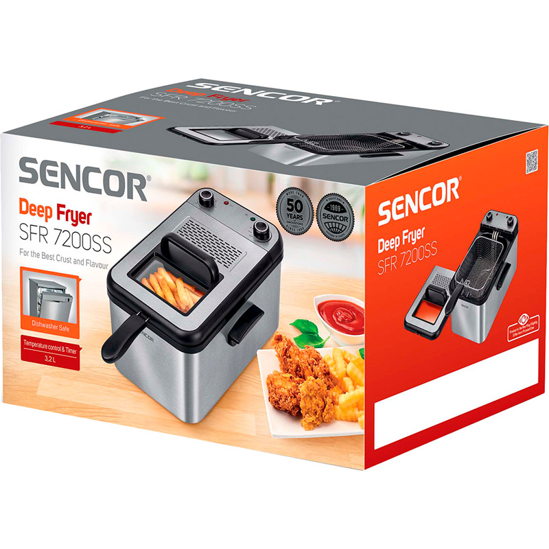 Зображення Фритюрниця SENCOR SFR 7200SS