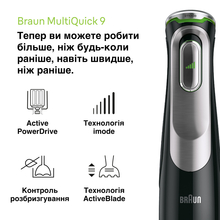 Блендер BRAUN MultiQuick 9 MQ9187XLI (HB901)