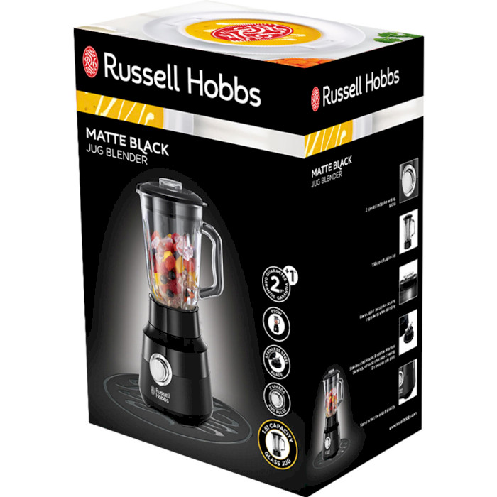 Блендер RUSSELL HOBBS Matte Black (24722-56) Об'єм чаші 1.5