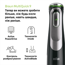 Блендер BRAUN MultiQuick 9 MQ9135XI