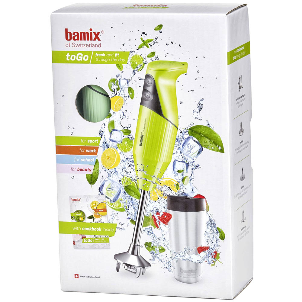 Зовнішній вигляд Блендер BAMIX toGo M180 Lime (101.161)