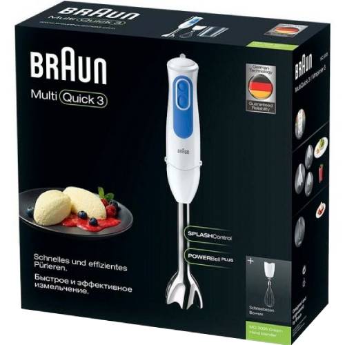 Внешний вид Блендер BRAUN MQ3005WH CREAM