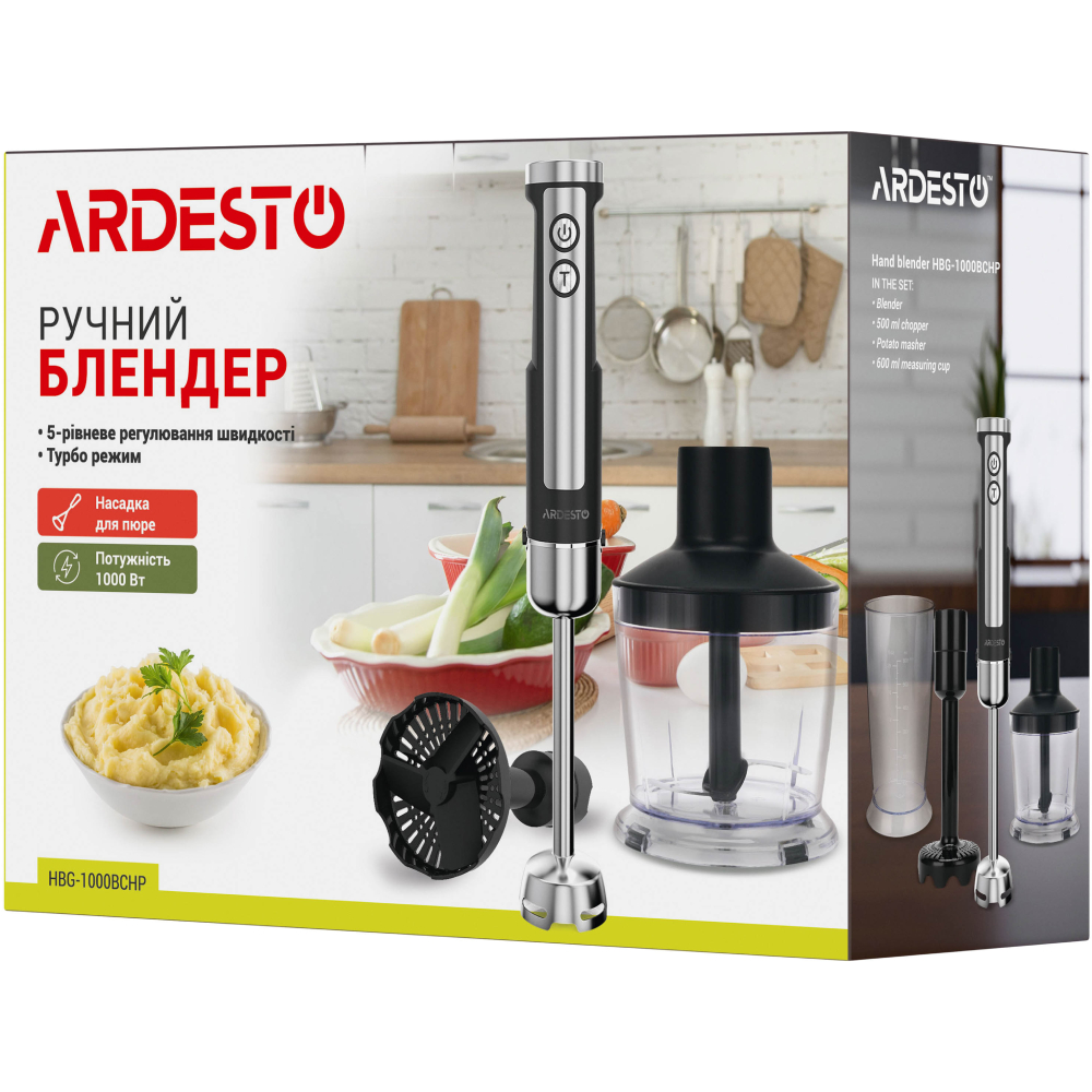 Огляд Блендер ARDESTO HBG-1000BCHP