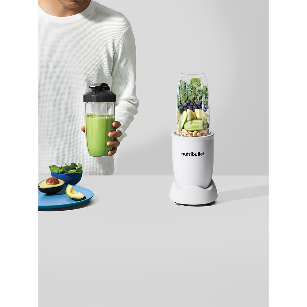 Блендер NUTRIBULLET Pro NB907W White (0C22300041) ᐉ Купить по низкой цене в  Украине • Киев, Львов, Харьков, Днепр, Одесса, Запорожье, Ужгород – фото,  отзывы, характеристики в Фокстрот