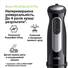 Блендер BRAUN Multiquick 5 Pro MQ55307M