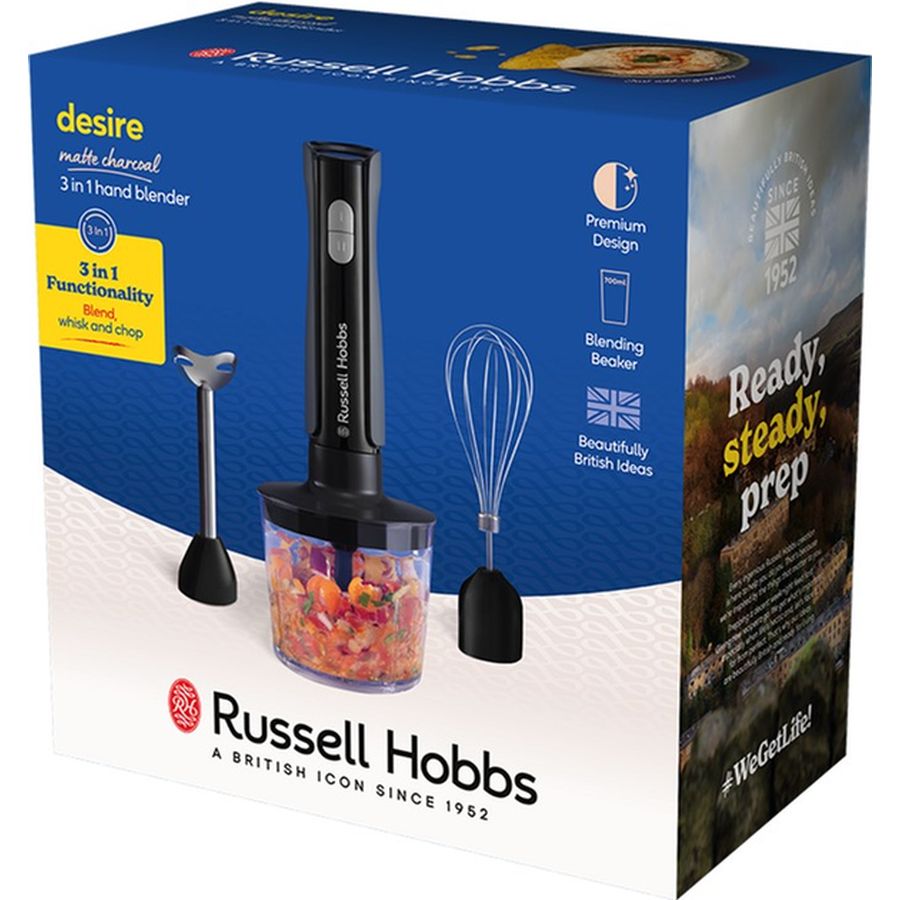 Фото Блендер RUSSELL HOBBS 27141-56 Matte Charcoal 3 in 1 (25192026001)