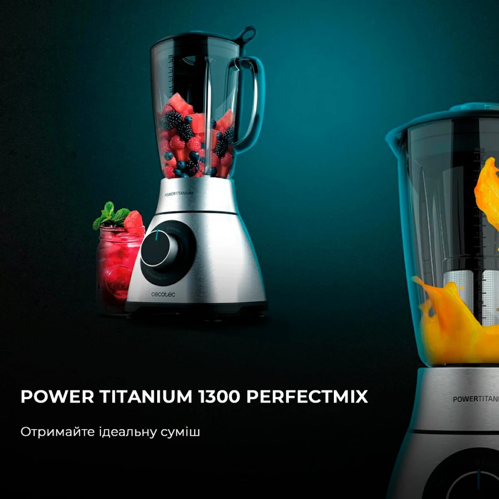 Заказать Блендер CECOTEC Power Titanium 2600MAX Pro Black (CCTC-04118)