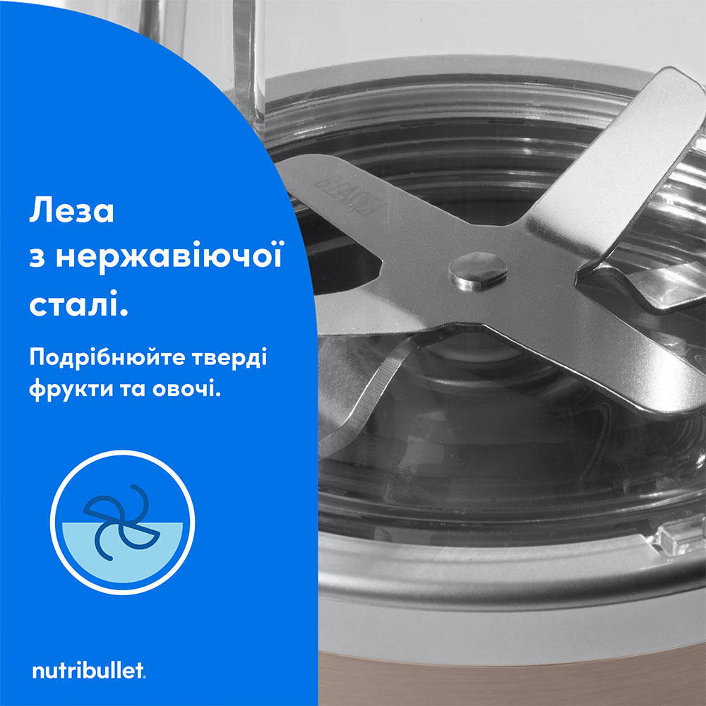 Зовнішній вигляд Блендер NUTRIBULLET NB907CP