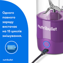 Блендер NUTRIBULLET NBP003PU NB PORTABLE PURPLE