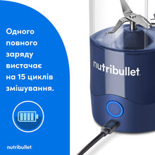 Блендер NUTRIBULLET NBP003NBL NB PORTABLE NAVYBLUE
