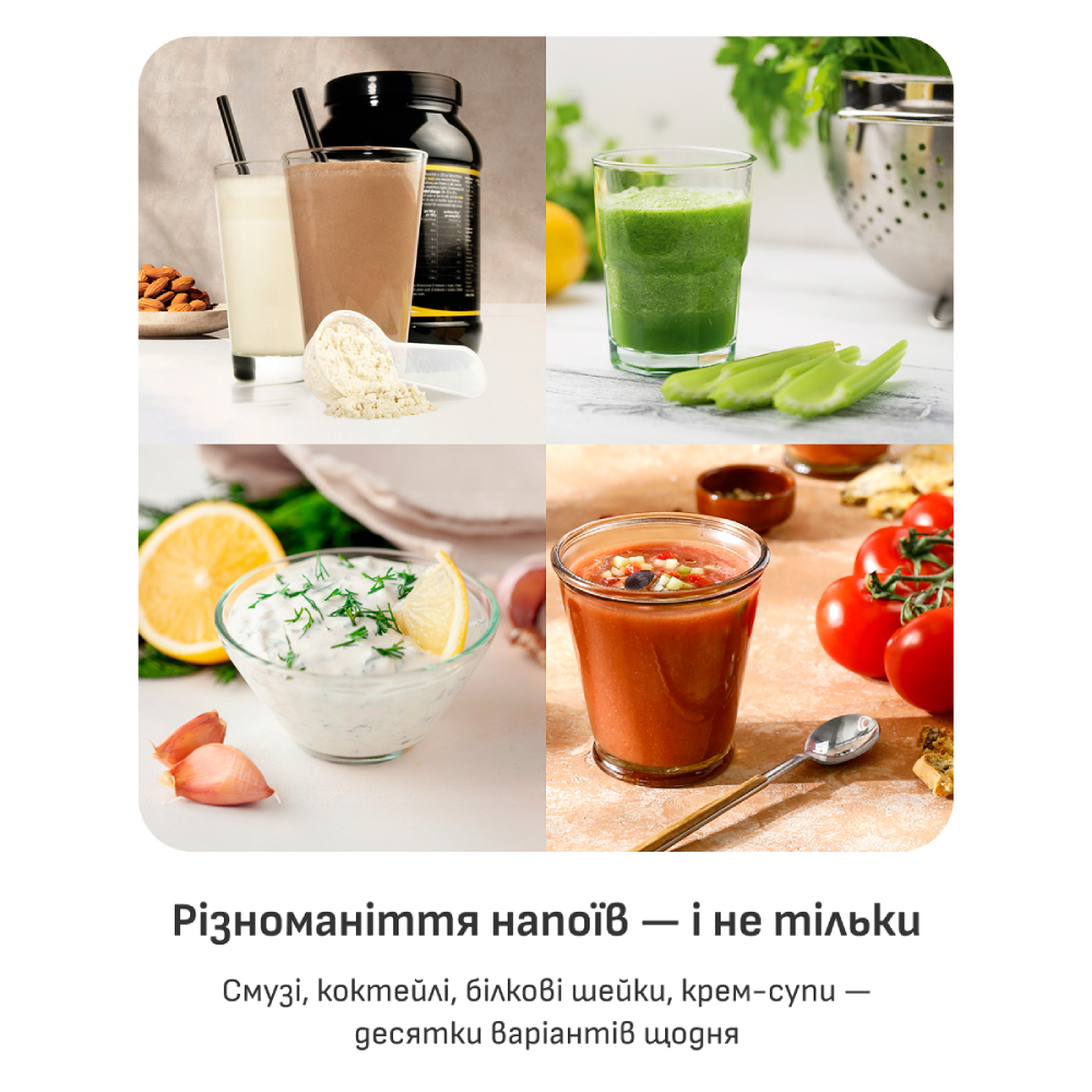 Блендер TEFAL Lightmix BL1C0430 Кількість швидкостей 1