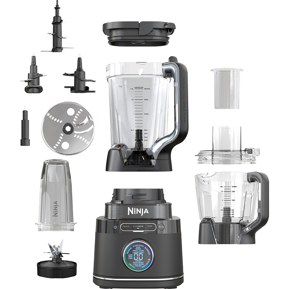 Блендер NINJA Detect Power Mixer & Processor Pro Black (TB401EU) Тип набора стационарный