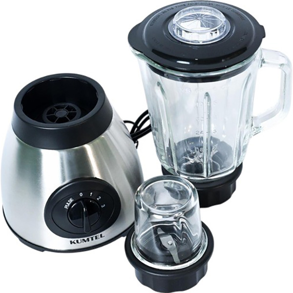 Блендер KUMTEL HTB-04 INOX Кількість швидкостей 3