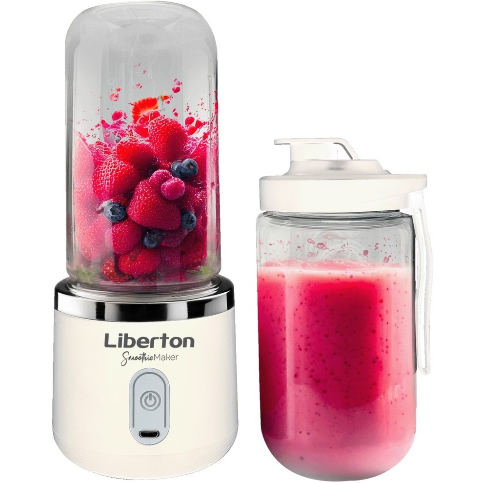 Блендер LIBERTON LPB-0315 Особенности встроенный аккумулятор ёмкостью 1200 мАч