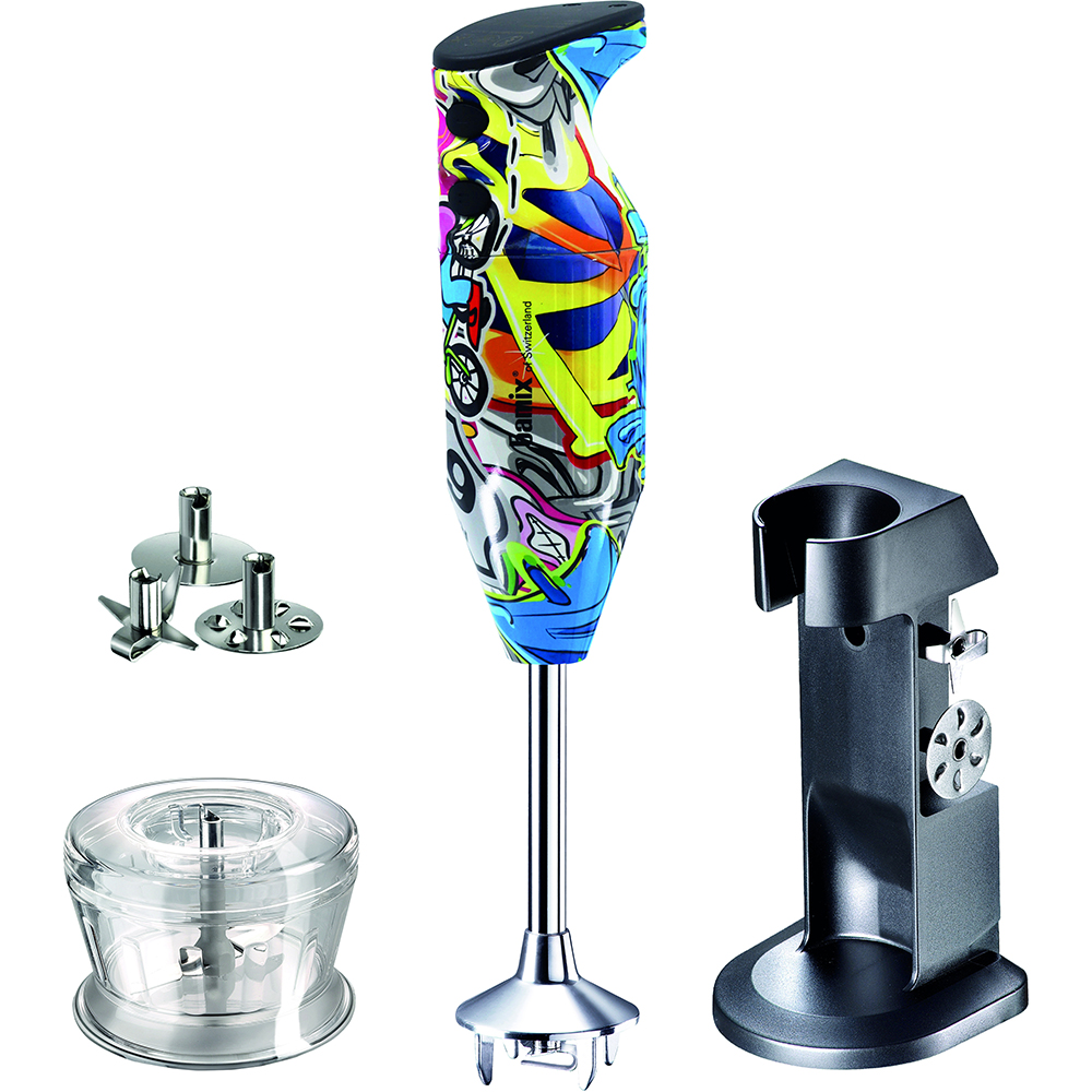 Блендер BAMIX DeLuxe Design Edition M200 Graffiti Особливості підставка для блендера