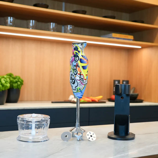 Зовнішній вигляд Блендер BAMIX DeLuxe Design Edition M200 Graffiti