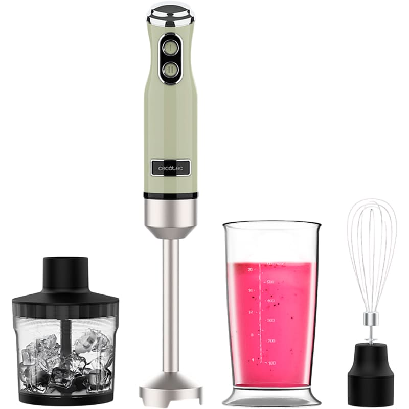 Блендер CECOTEC Power Retro 1200MAX Cream&Crush Green (CCTC-03946)