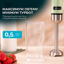 Блендер CECOTEC Power Retro 1200MAX Cream&Crush Green (CCTC-03946)