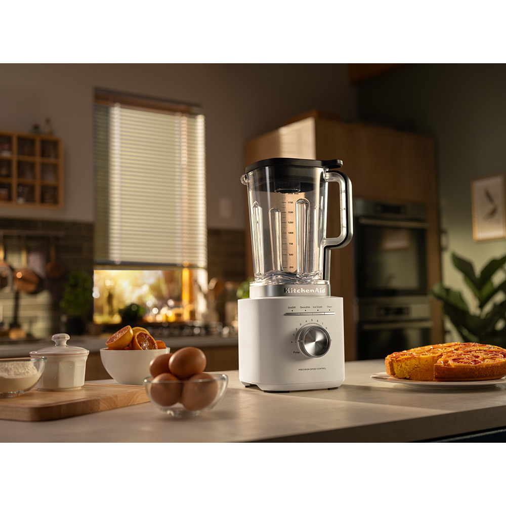 Блендер KITCHENAID Pure Power 2 л Porcelain White (5KSB2073EPL) Особливості технологія Intelli-Speed; Soft Start (м'який старт); Вентильована кришка; 