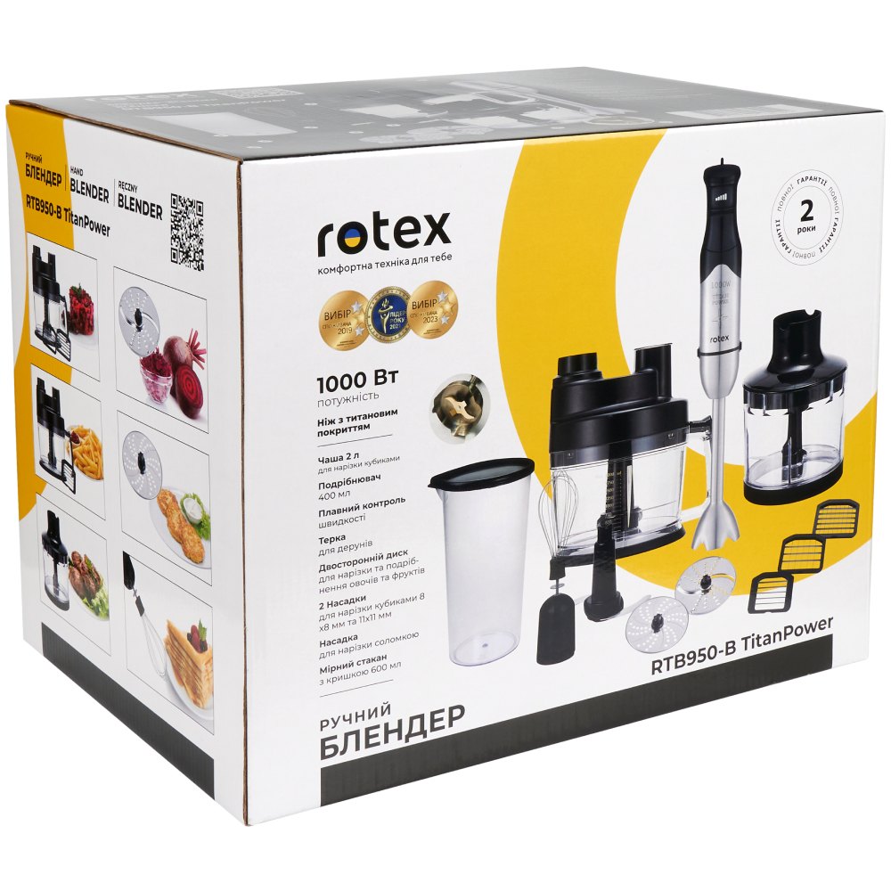 Фото 18 Блендер ROTEX RTB950-B TitanPower