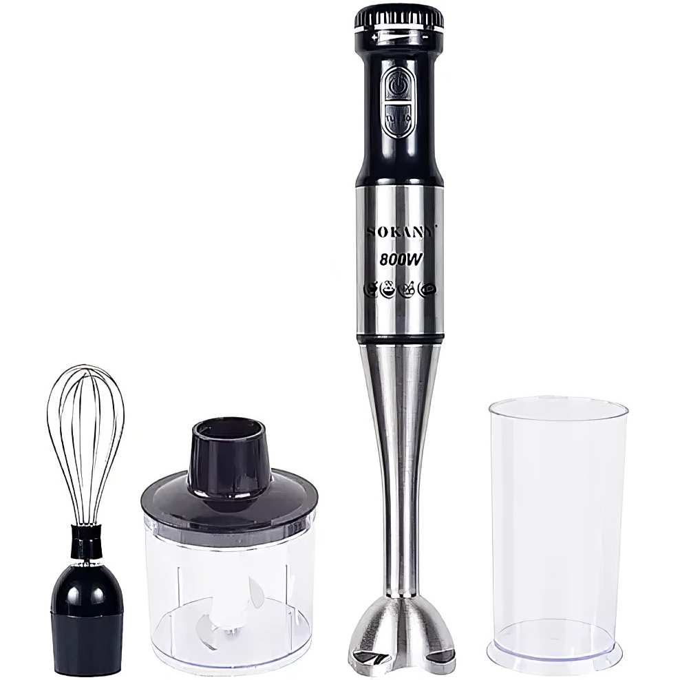 Блендер SOKANY SM-768-4 Silver Тип набора погружной