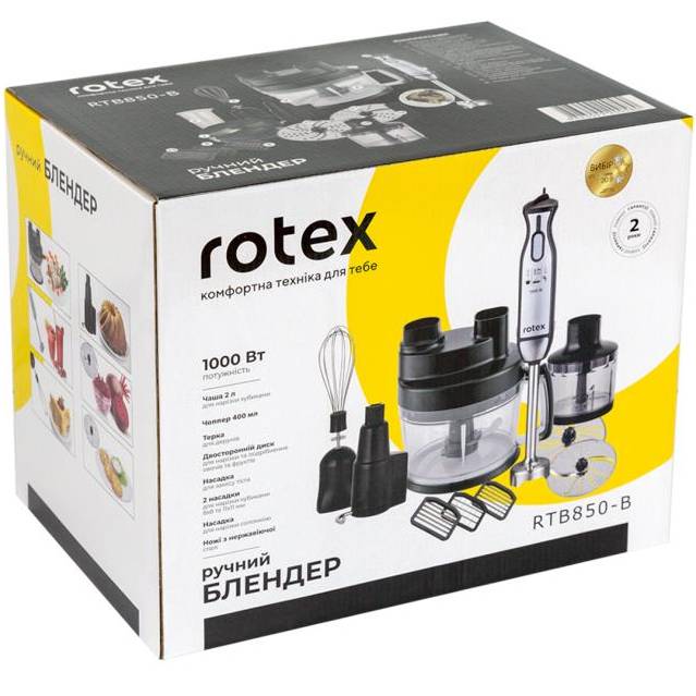 Огляд Блендер ROTEX RTB850-B