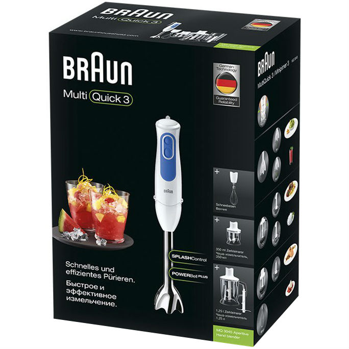 В Україні Блендер BRAUN MQ 3045 APERITIVE WHITE