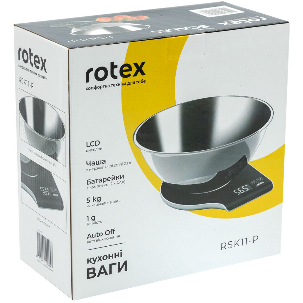 Замовити Ваги кухонні ROTEX RSK11-P