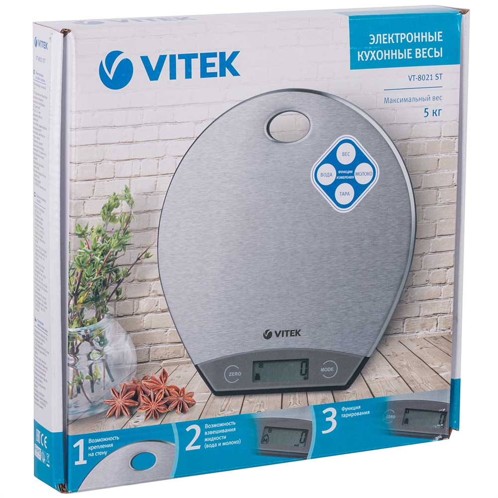 Фото Весы кухонные VITEK VT-8021