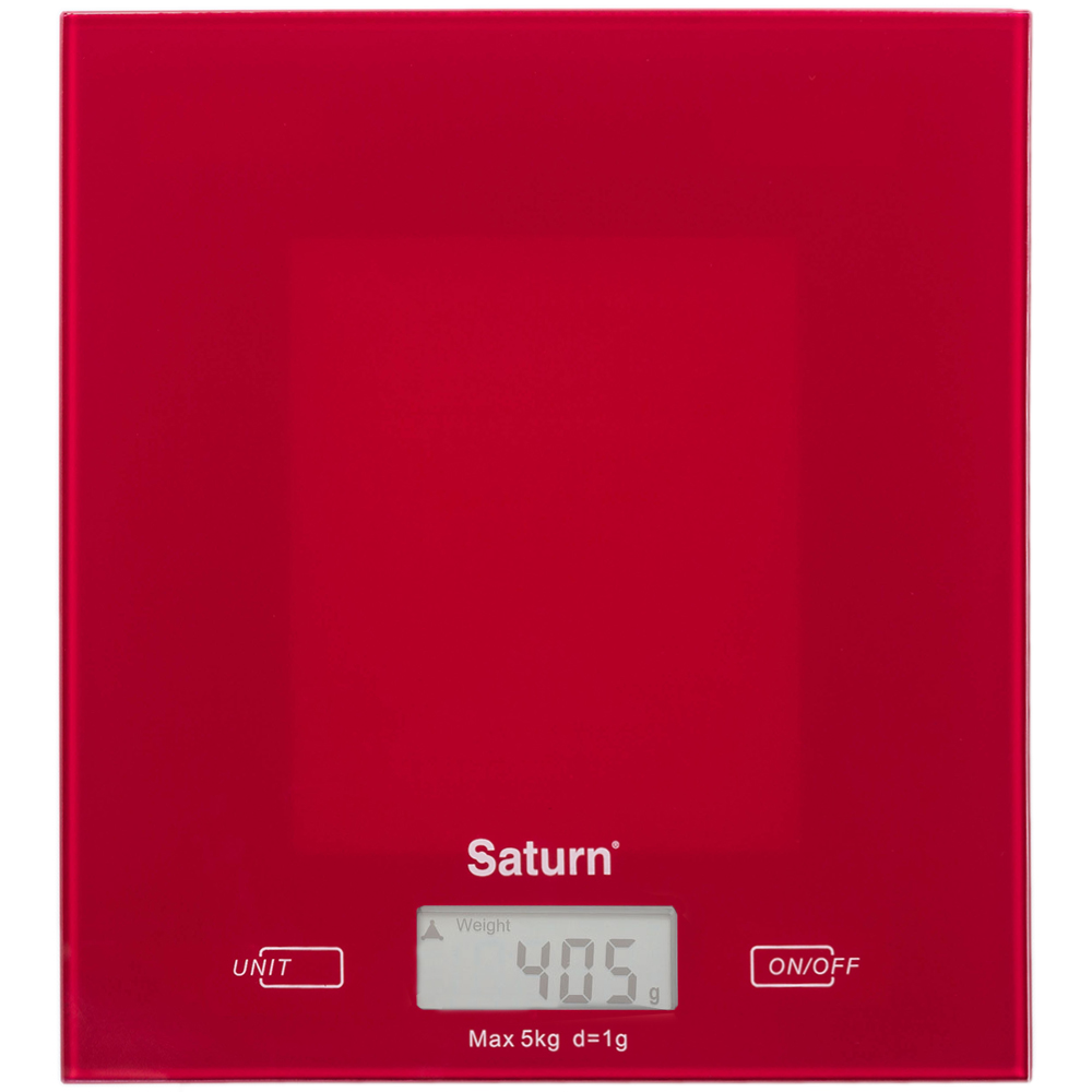 Ваги кухонні SATURN ST-KS7810 red