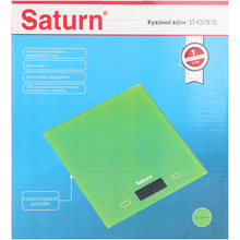 Ваги кухонні SATURN ST-KS7810 Green